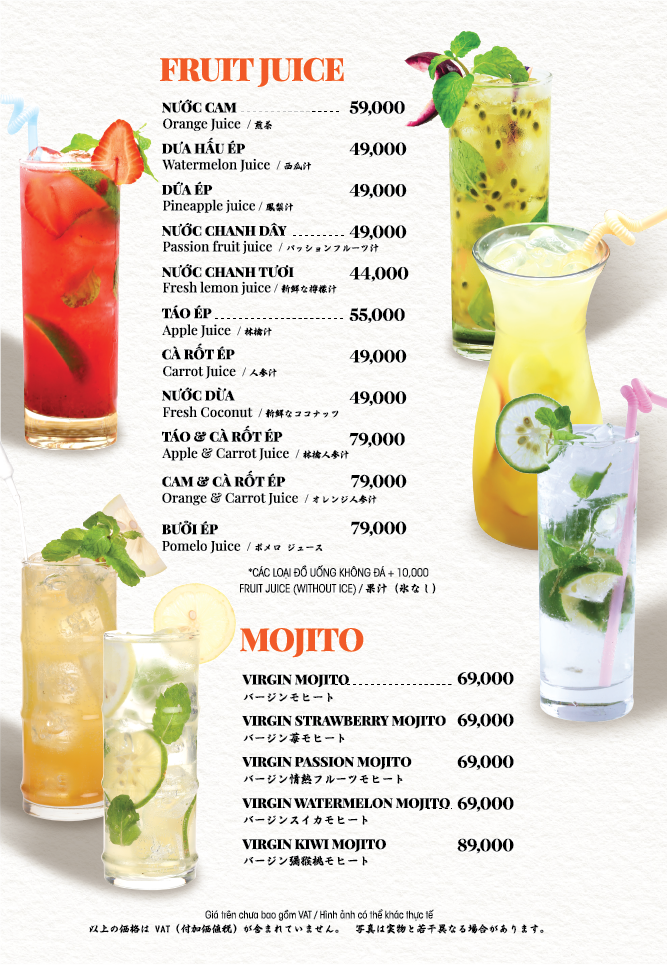 Menu miền Nam - Sushikei